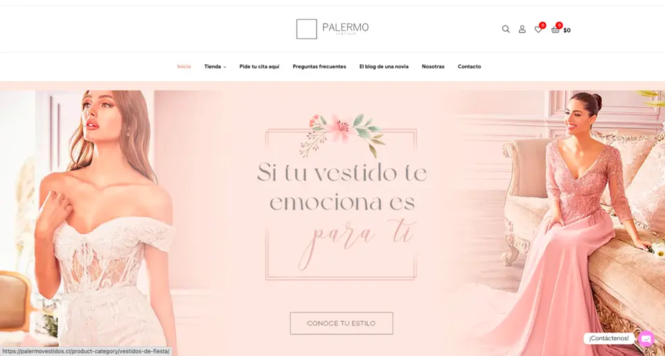 Proyecto web Palermo Vestidos