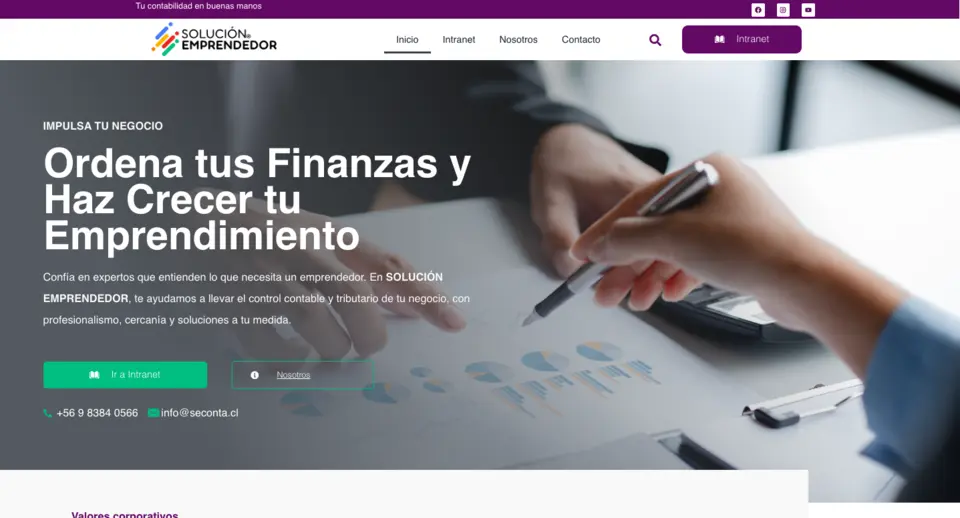 Proyecto web Solución Emprendedor